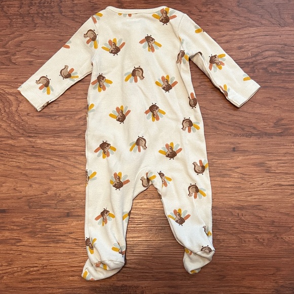 Carter's Turkey Footie Sleeper 3-6 Months - Picture 3 of 4